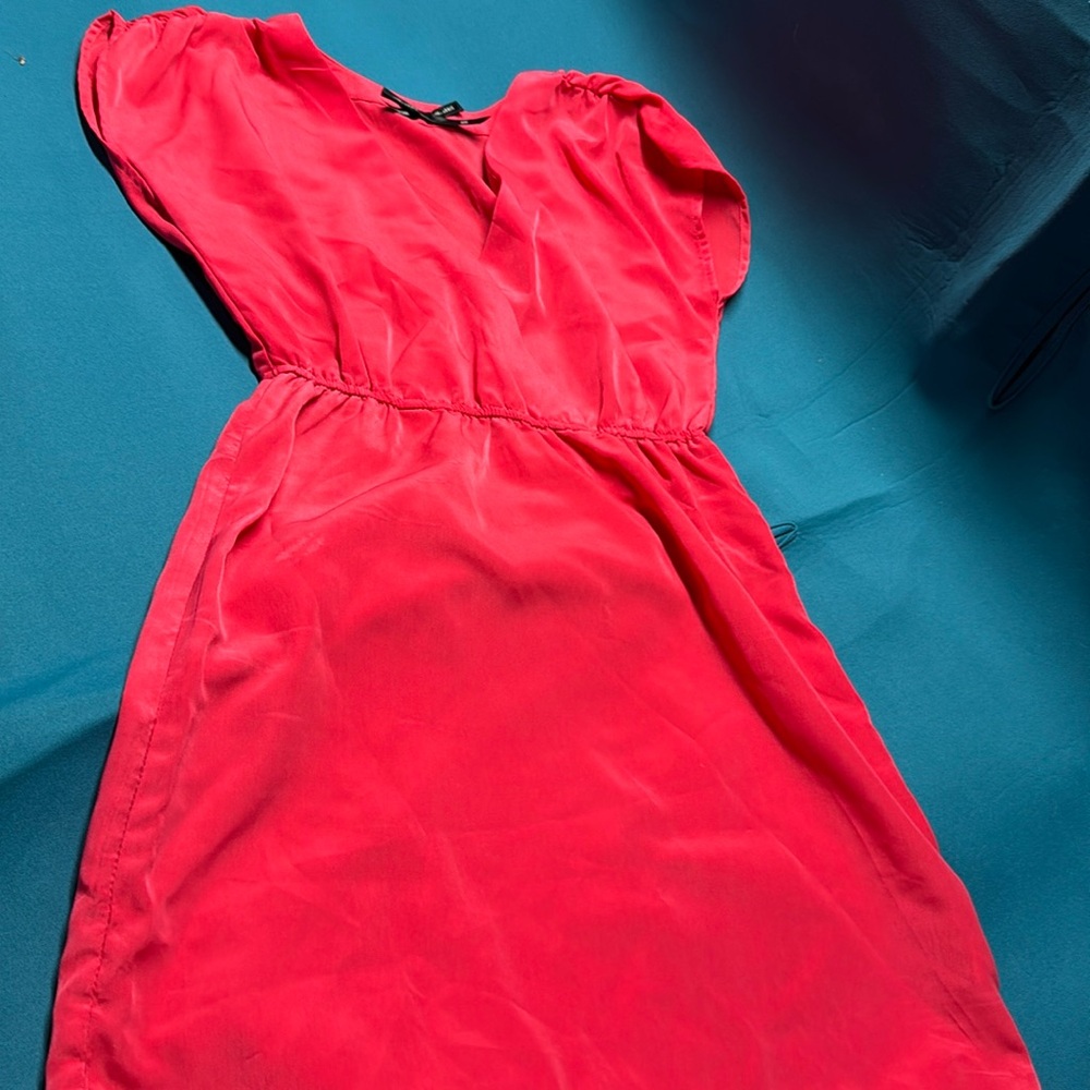 Hot pink dress